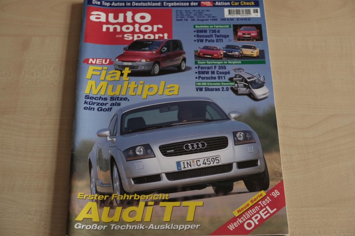 Deckblatt Auto Motor und Sport (18/1998)